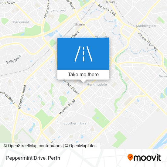 Peppermint Drive map