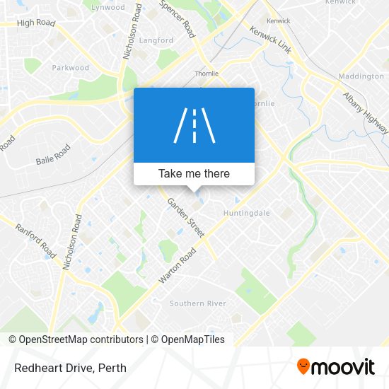 Redheart Drive map