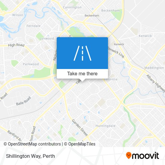 Shillington Way map