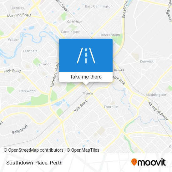 Southdown Place map