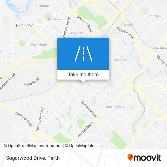 Sugarwood Drive map