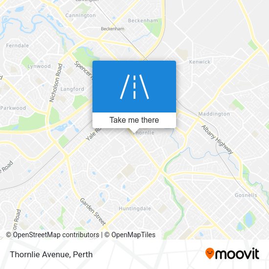 Thornlie Avenue map