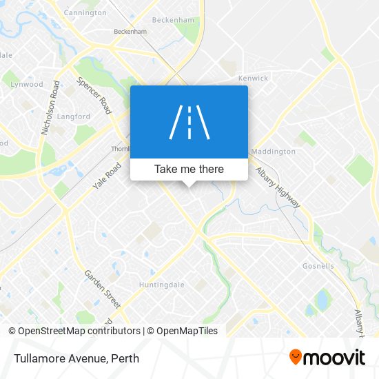 Tullamore Avenue map