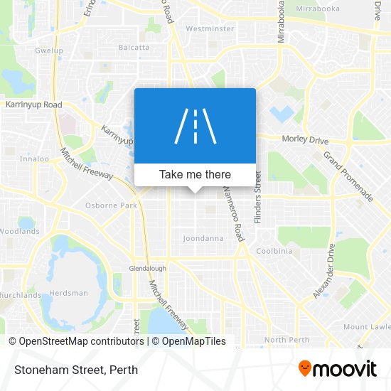 Stoneham Street map