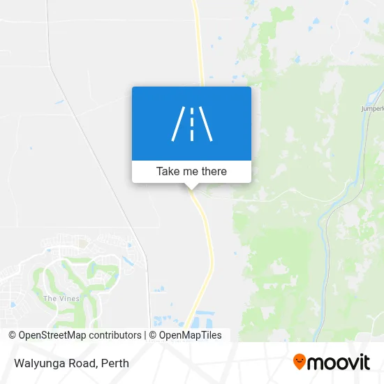 Mapa Walyunga Road