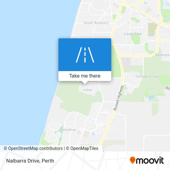 Nalbarra Drive map