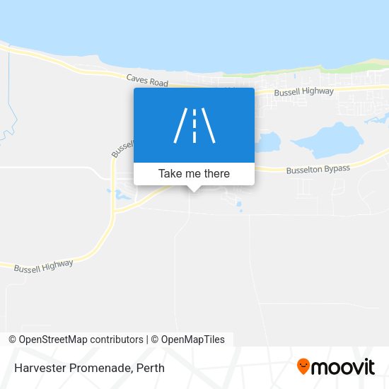 Harvester Promenade map