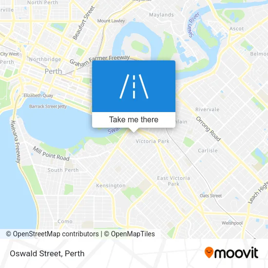 Oswald Street map