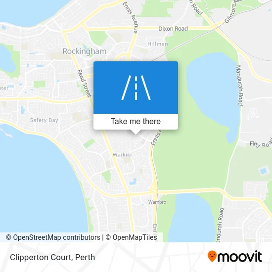 Mapa Clipperton Court