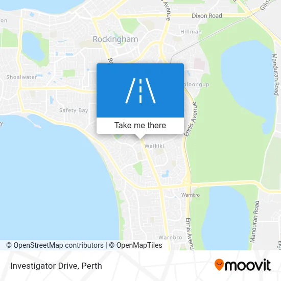 Mapa Investigator Drive