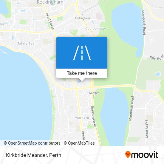 Mapa Kirkbride Meander