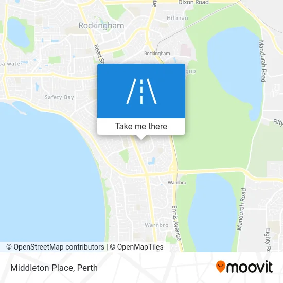 Mapa Middleton Place