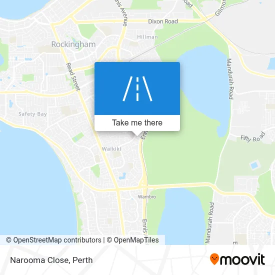 Mapa Narooma Close