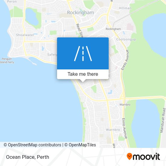 Ocean Place map