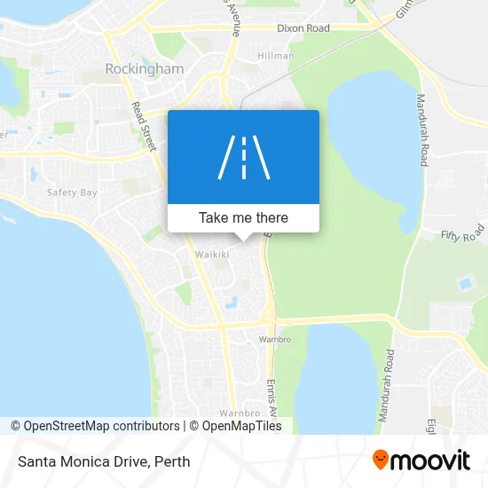 Mapa Santa Monica Drive