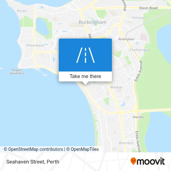 Mapa Seahaven Street
