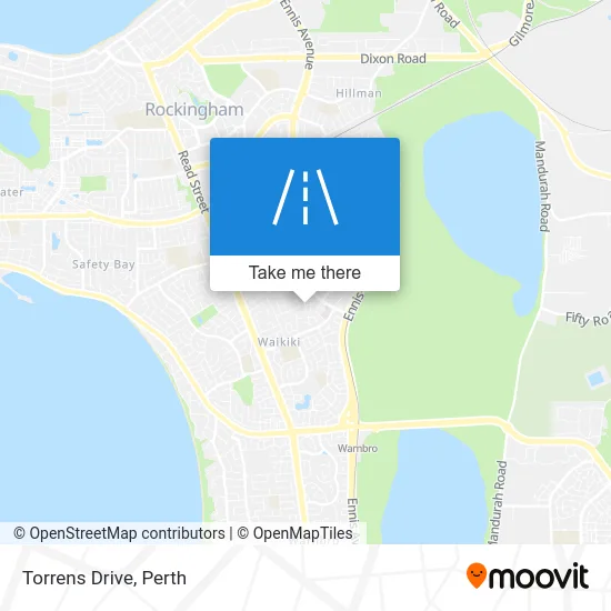 Mapa Torrens Drive