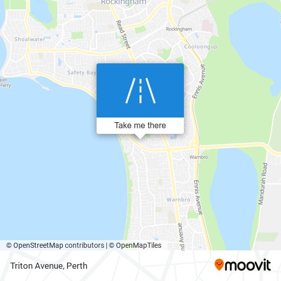 Triton Avenue map