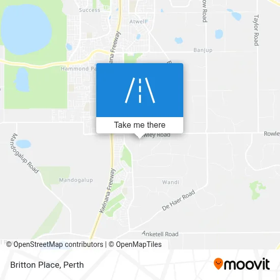 Mapa Britton Place