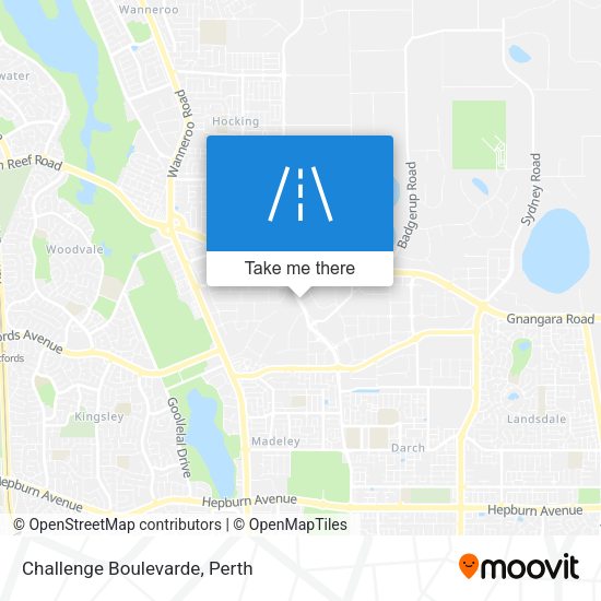 Challenge Boulevarde map