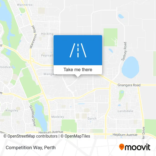 Mapa Competition Way