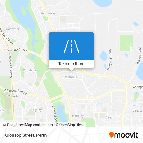 Glossop Street map