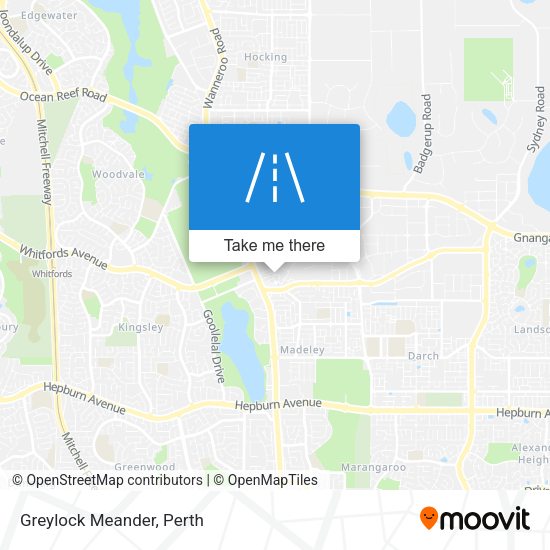 Greylock Meander map