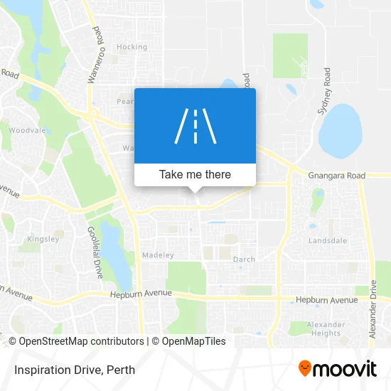 Mapa Inspiration Drive