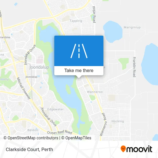 Mapa Clarkside Court