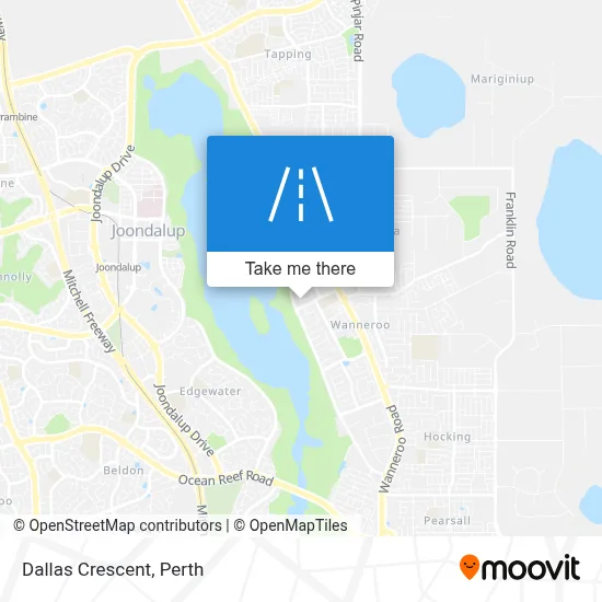 Mapa Dallas Crescent