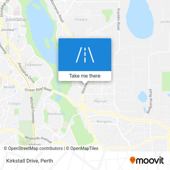 Kirkstall Drive map