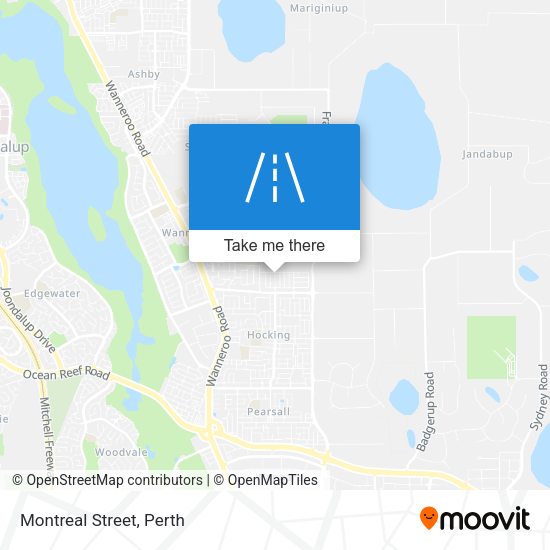 Montreal Street map