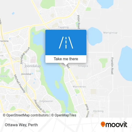 Mapa Ottawa Way