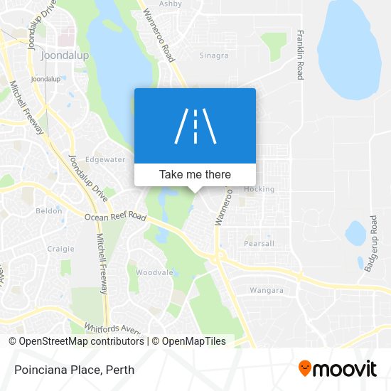 Poinciana Place map