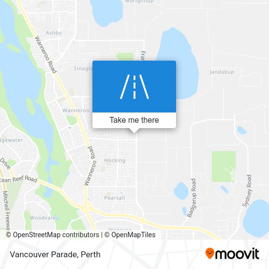 Vancouver Parade map