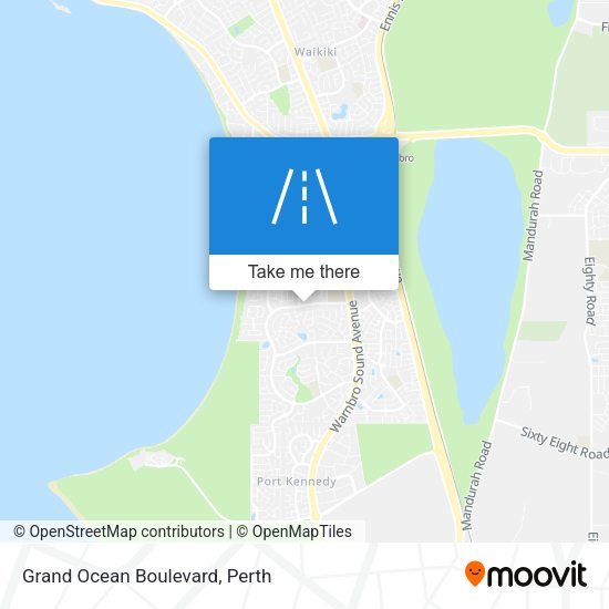 Grand Ocean Boulevard map