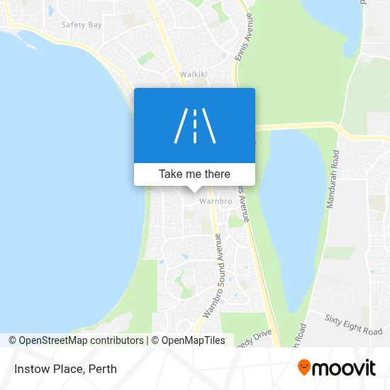 Mapa Instow Place
