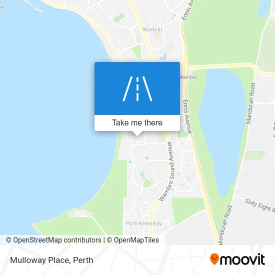 Mulloway Place map