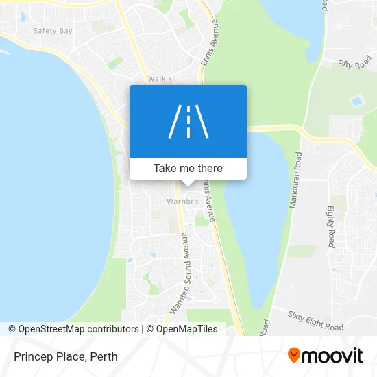 Mapa Princep Place