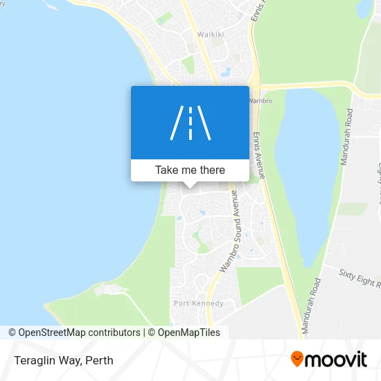 Teraglin Way map