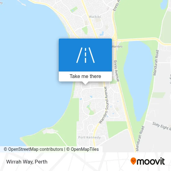 Mapa Wirrah Way