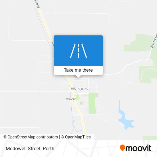 Mcdowell Street map