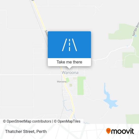 Thatcher Street map