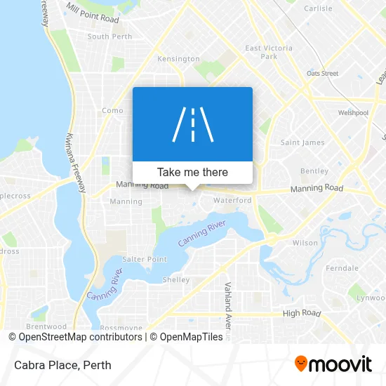 Mapa Cabra Place