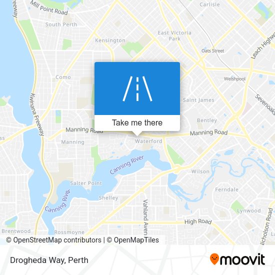 Drogheda Way map