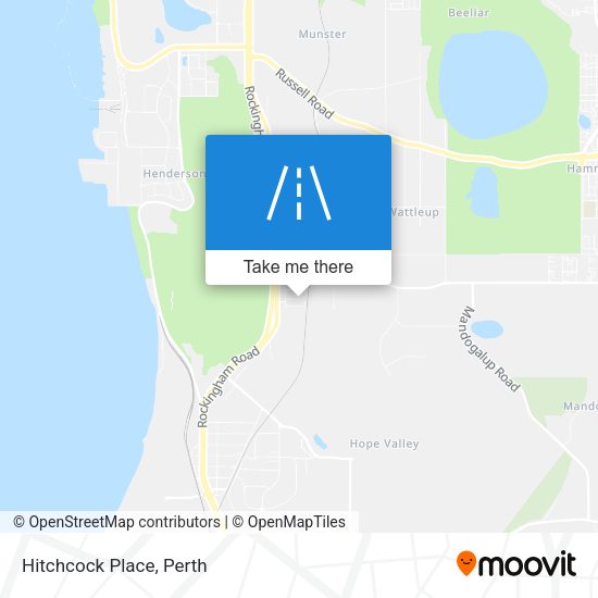Hitchcock Place map