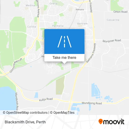Mapa Blacksmith Drive