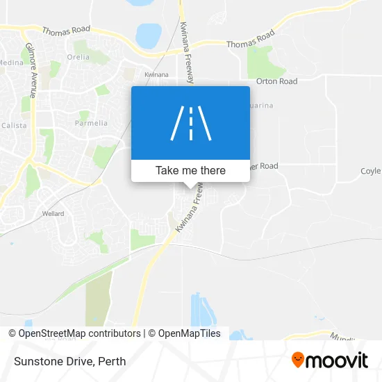 Mapa Sunstone Drive