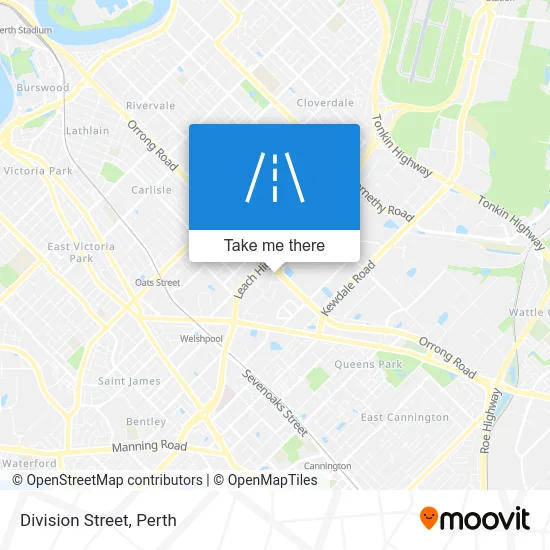 Mapa Division Street