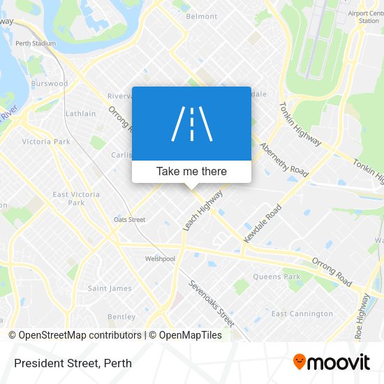 President Street map